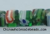 CLG563 16 inches 8*8mm cube lampwork glass beads wholesale