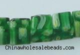 CLG565 16 inches 8*8mm cube lampwork glass beads wholesale
