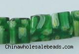 CLG565 16 inches 8*8mm cube lampwork glass beads wholesale