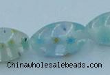 CLG615 3PCS 16 inches 10*16mm rice lampwork glass beads wholesale