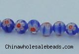 CLG625 10PCS 16 inches 6mm round lampwork glass beads wholesale