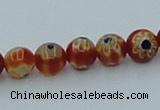 CLG626 10PCS 16 inches 6mm round lampwork glass beads wholesale