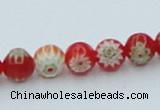 CLG630 10PCS 16 inches 6mm round lampwork glass beads wholesale