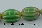 CLG638 5PCS 16 inches 10*14mm oval lampwork glass beads wholesale