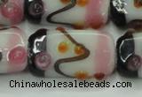 CLG807 15 inches 14*24mm rectangle lampwork glass beads wholesale