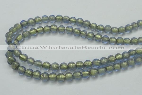 CLG831 15.5 inches 8mm round lampwork glass beads wholesale