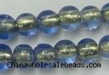 CLG832 15.5 inches 8mm round lampwork glass beads wholesale