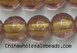 CLG841 15.5 inches 12mm round lampwork glass beads wholesale