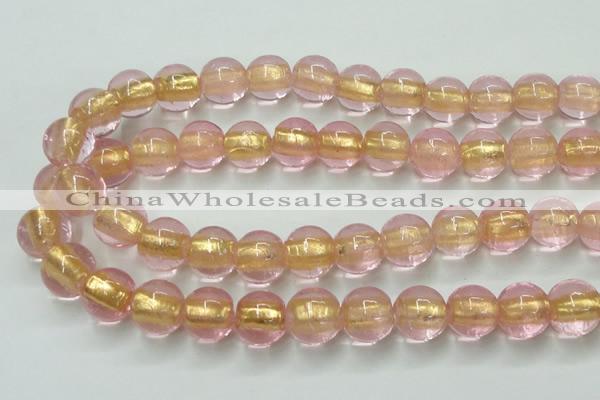 CLG845 15.5 inches 14mm round lampwork glass beads wholesale