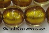 CLG850 15.5 inches 18mm round lampwork glass beads wholesale