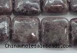 CLI08 15.5 inches 20*20mm square natural lilac jasper beads wholesale