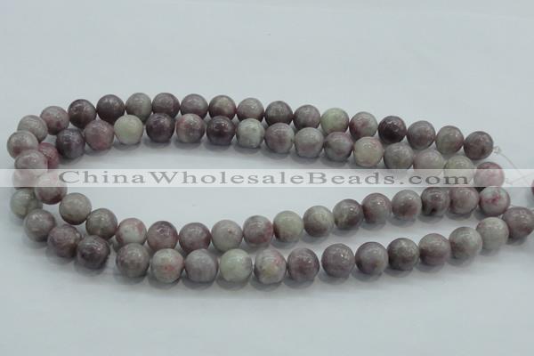 CLI54 15.5 inches 12mm round natural lilac jasper beads wholesale