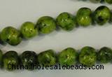 CLJ240 15.5 inches 10mm nuggets dyed sesame jasper beads wholesale