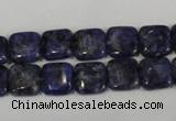 CLJ264 15.5 inches 10*10mm square dyed sesame jasper beads wholesale