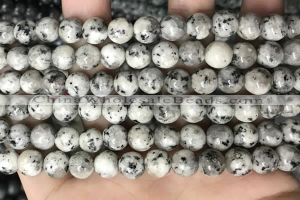 CLJ501 15.5 inches 4mm,6mm,8mm,10mm & 12mm round sesame jasper beads