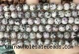 CLJ503 15.5 inches 4mm,6mm,8mm,10mm & 12mm round sesame jasper beads