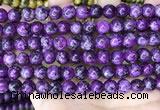 CLJ514 15.5 inches 4mm,6mm,8mm,10mm & 12mm round sesame jasper beads