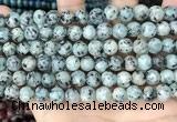 CLJ516 15.5 inches 4mm,6mm,8mm,10mm & 12mm round sesame jasper beads