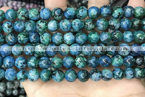 CLJ520 15.5 inches 4mm,6mm,8mm,10mm & 12mm round sesame jasper beads