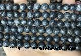 CLJ523 15.5 inches 4mm,6mm,8mm,10mm & 12mm round sesame jasper beads