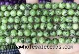 CLJ526 15.5 inches 4mm,6mm,8mm,10mm & 12mm round sesame jasper beads