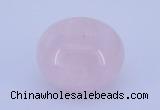 CLO01 19*30mm rondelle loose rose quartz gemstone beads wholesale