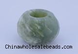 CLO12 19*30mm faceted rondelle loose New jade gemstone beads wholesale