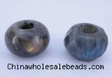 CLO19 19*30mm rondelle loose labradorite gemstone beads wholesale