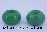 CLO22 19*30mm rondelle loose green aventurine gemstone beads wholesale