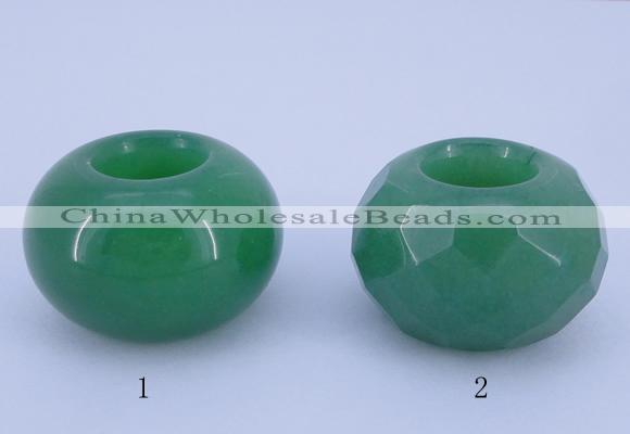 CLO22 19*30mm rondelle loose green aventurine gemstone beads wholesale