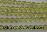 CLQ151 15.5 inches 6mm round natural lemon quartz beads wholesale
