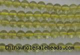 CLQ151 15.5 inches 6mm round natural lemon quartz beads wholesale