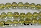 CLQ202 15.5 inches 8mm round natural lemon quartz beads wholesale