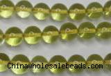 CLQ204 15.5 inches 12mm round natural lemon quartz beads wholesale
