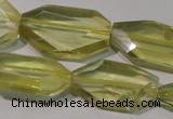 CLQ260 15.5 inches 15*18mm – 20*32mm faceted freeform lemon quartz beads