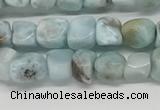 CLR133 15.5 inches 4*6mm - 5*8mm chips natural larimar gemstone beads