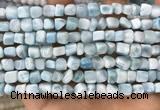 CLR142 15.5 inches 5*6mm - 6*8mm nuggets natural larimar beads