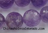 CLS153 15.5 inches 20mm faceted round lavender amethyst beads