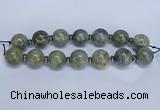 CLS201 7.5 inches 25mm round large Africa stone beads