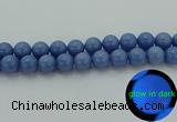 CLU106 15.5 inches 16mm round blue luminous stone beads
