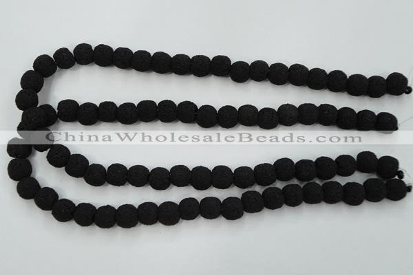 CLV379 15.5 inches 10mm ball dyed lava beads wholesale