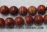 CMA204 15.5 inches 12mm round red malachite beads wholesale