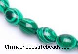 CMA27 15.5 inches 8*10mm rice imitate malachite beads Wholesale