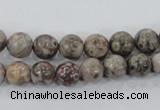 CMB03 15.5 inches 8mm round natural medical stone beads wholesale