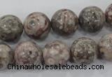 CMB06 15.5 inches 14mm round natural medical stone beads wholesale