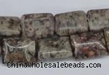 CMB26 15.5 inches 12*16mm rectangle natural medical stone beads