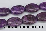 CMB36 15.5 inches 13*18mm oval dyed natural medical stone beads