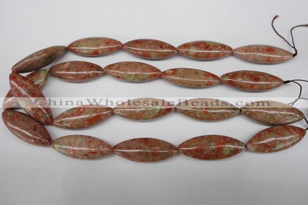 CME04 15.5 inches 15*40mm marquise New unakite gemstone beads