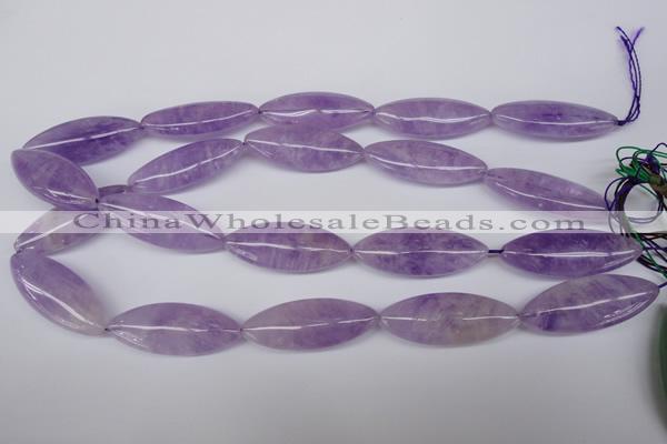 CME06 15.5 inches 15*40mm marquise lavender amethyst beads