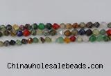 CME107 15.5 inches 8mm faceted nuggets mixed gemstone beads